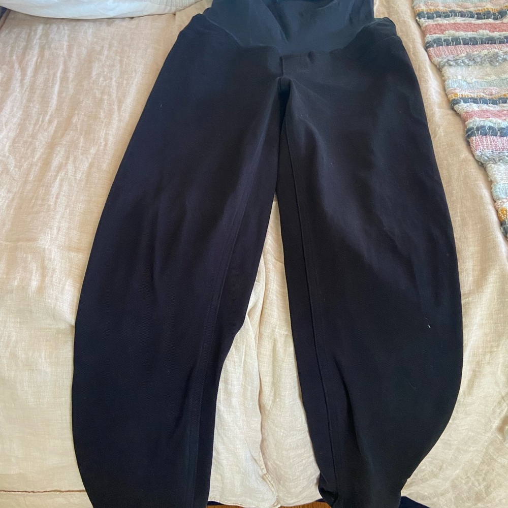 Black Maternity Mama Jeans